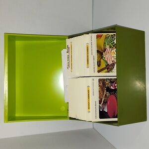 Betty crocker recipe card library vintage 1970's
